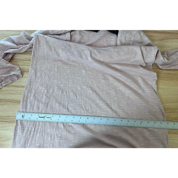 Hatch Pink Maxi Lounge Dress Gown Size 3 Large Slub Cotton Some Minor Defect - Picture 6 of 6